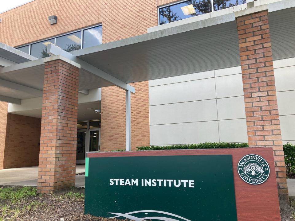 Jacksonville University's STEAM Institute is designed as an applied-learning center for students learning subjects ranging from film and data science to fintech and robotics.