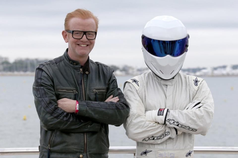 Chris Evans with The Stig on Top Gear (AFP/Getty Images)