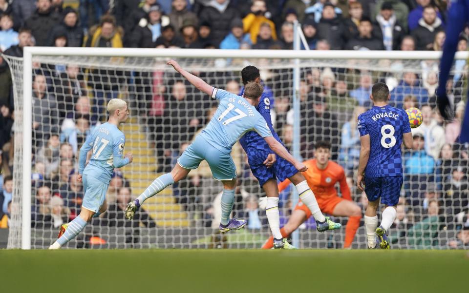 Kevin De Bruyne scores for City - Shutterstock