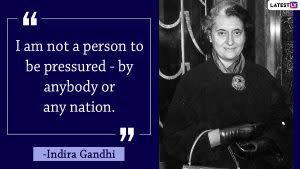 Quotes by Indira Gandhi