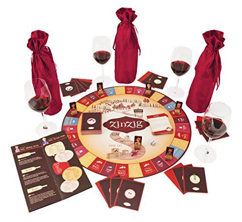 Zinzig Wine Tasting And Trivia Board Game