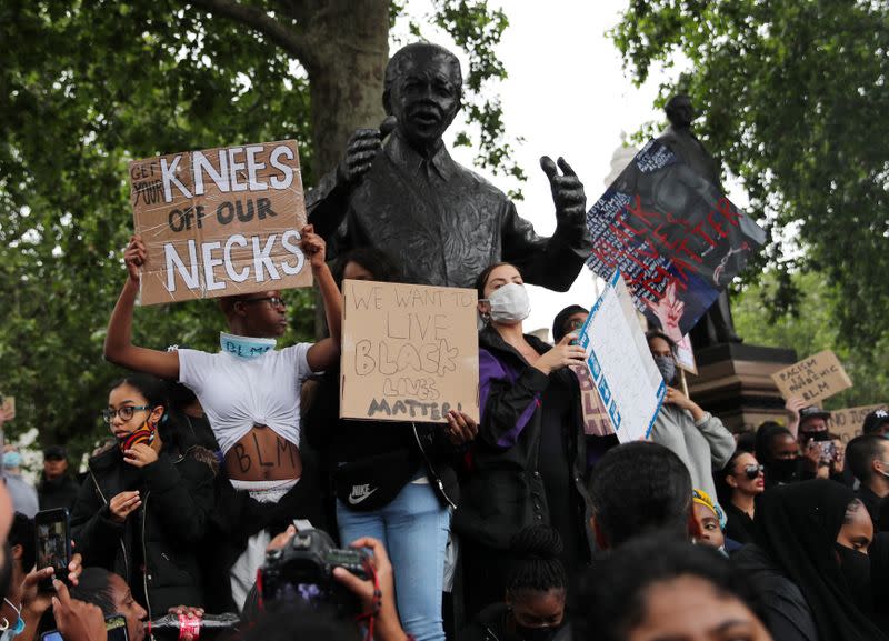 Protest against the death of George Floyd, in London