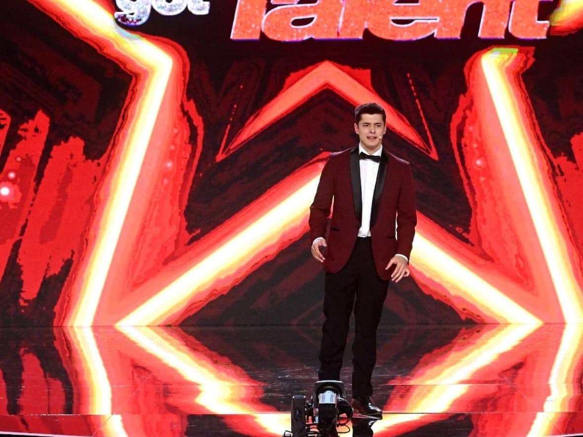 Benjamin Déziel has been learning magic since he was nine years old in his home community of Kangiqsujuaq, Que. He auditioned on Canada's Got Talent in October and got four yes votes.  (Submitted by Citytv and Canada’s Got Talent - image credit)