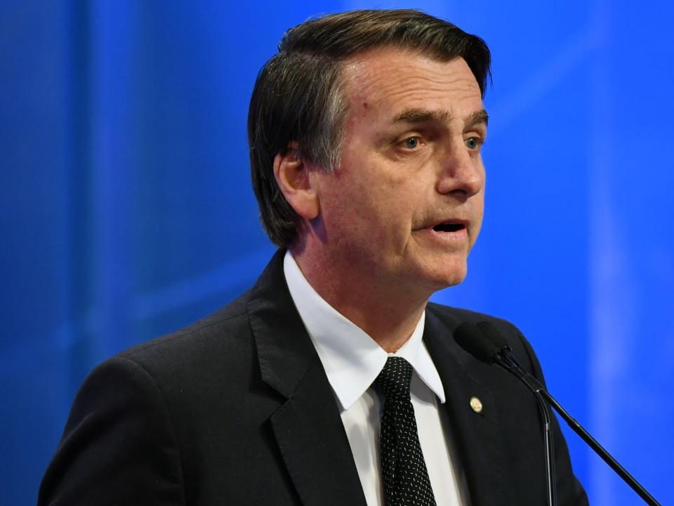 Brazilian president-elect Jair Bolsonaro: AFP