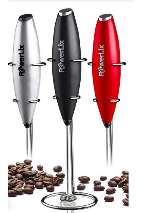 1) Powerlix Handheld Milk Frother