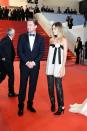 <p>Margot Robbie arrives for the Cannes film festival showing of Once Upon A Time... In Hollywood, on the arm of Leonardo Dicaprio, wearing head-to-toe Chanel.</p>