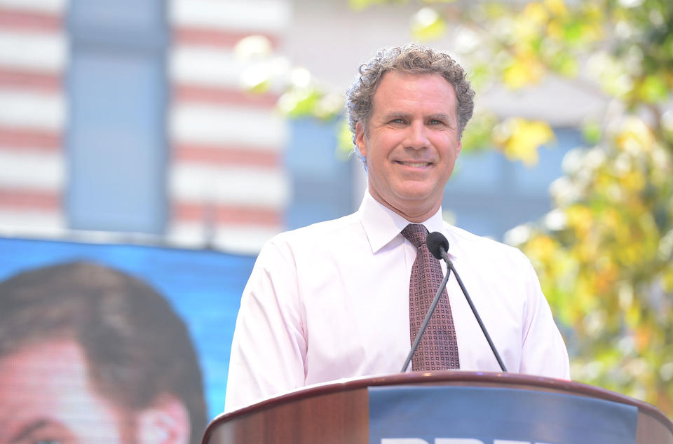 LOS ANGELES, CA - JULY 17: Actor Will Ferrell attends the press conference for the launch of Warner Bros. Pictures' "The Campaign" Whistle Stop Tour, held at The Grove on July 17, 2012 in Los Angeles, California. (Photo by Jason Merritt/Getty Images)