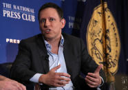 <p>No. 5: Stanford University<br>Known UHNW alumni: 466<br>Combined wealth: $404 billion<br>Former grad and entrepreneur Peter Thiel is seen here.<br>(Photo by Alex Wong/Getty Images) </p>