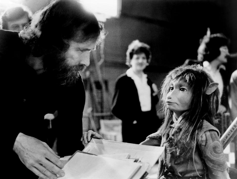 Jim Henson on the set of the 1982 film 'The Dark Crystal' (Photo: Universal Pictures/courtesy Everett Collection)