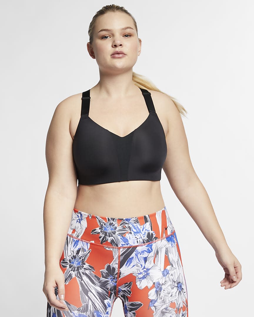 Rival Women's High-Support Sports Bra (Plus size). Image via Nike.