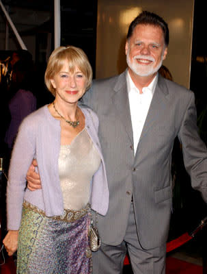 Helen Mirren and director Taylor Hackford at the Hollywood premiere of Universal Pictures' Ray