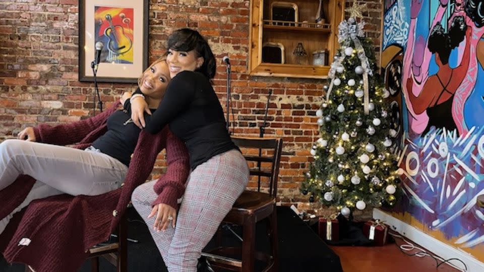 Le'Teshia and Shamecca LeSane own Harlym Blue’Z in Richmond, Virginia. Though the two are married, they don't classify their bar as a lesbian bar. - Courtesy Le'Teshia LeSane and Shamecca LeSane