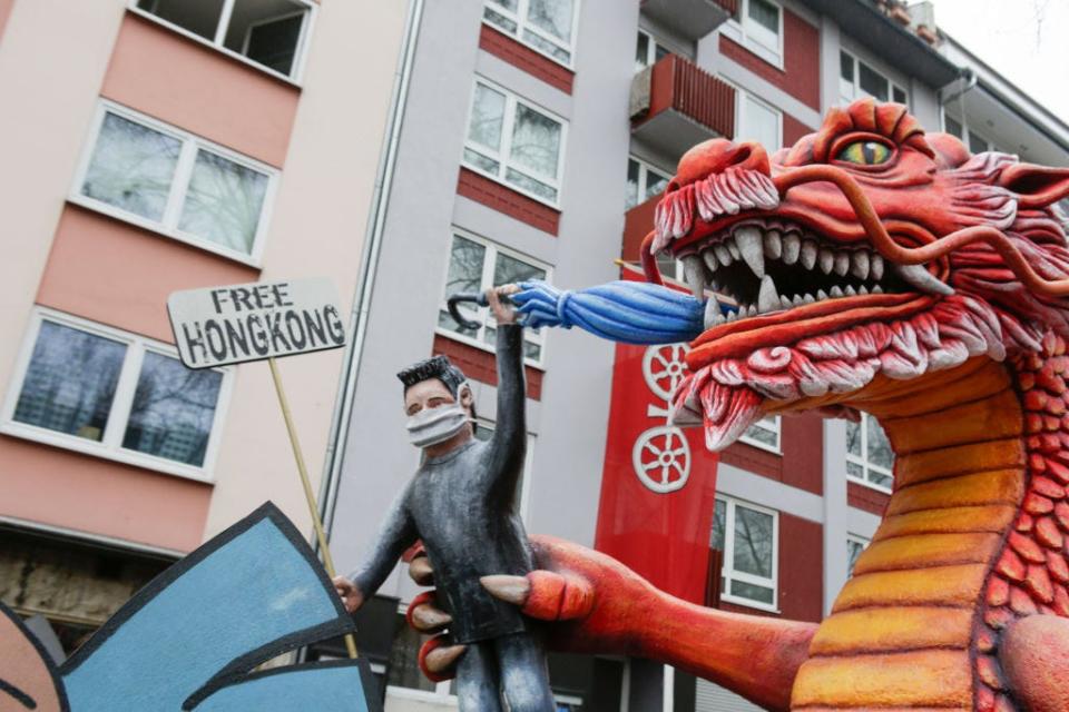 hong kong protest germany