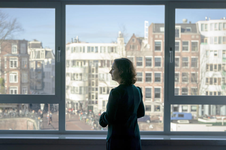 Femke Halsema, mayor of Amsterdam, poses for a photograph in her office in Amsterdam, Netherlands, on Nov. 30, 2018. | Jasper Juinen—Bloomberg via Getty Images