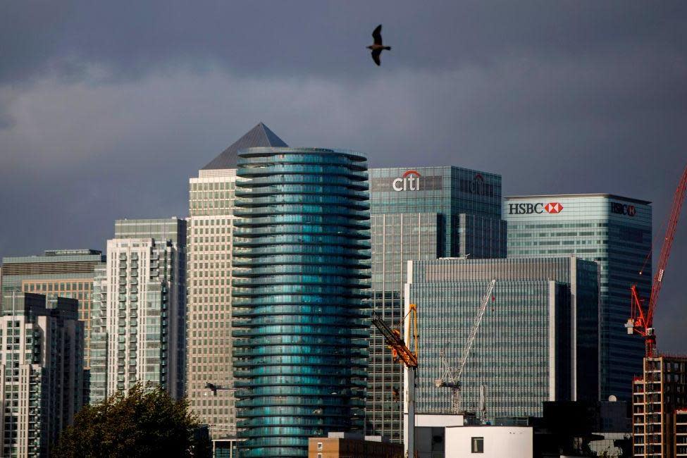 Citigroup's European HQ in Canary Wharf: AFP via Getty Images