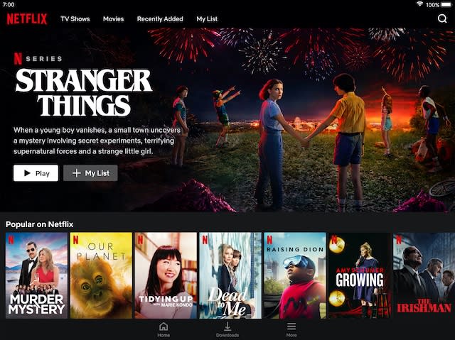 Netflix UI