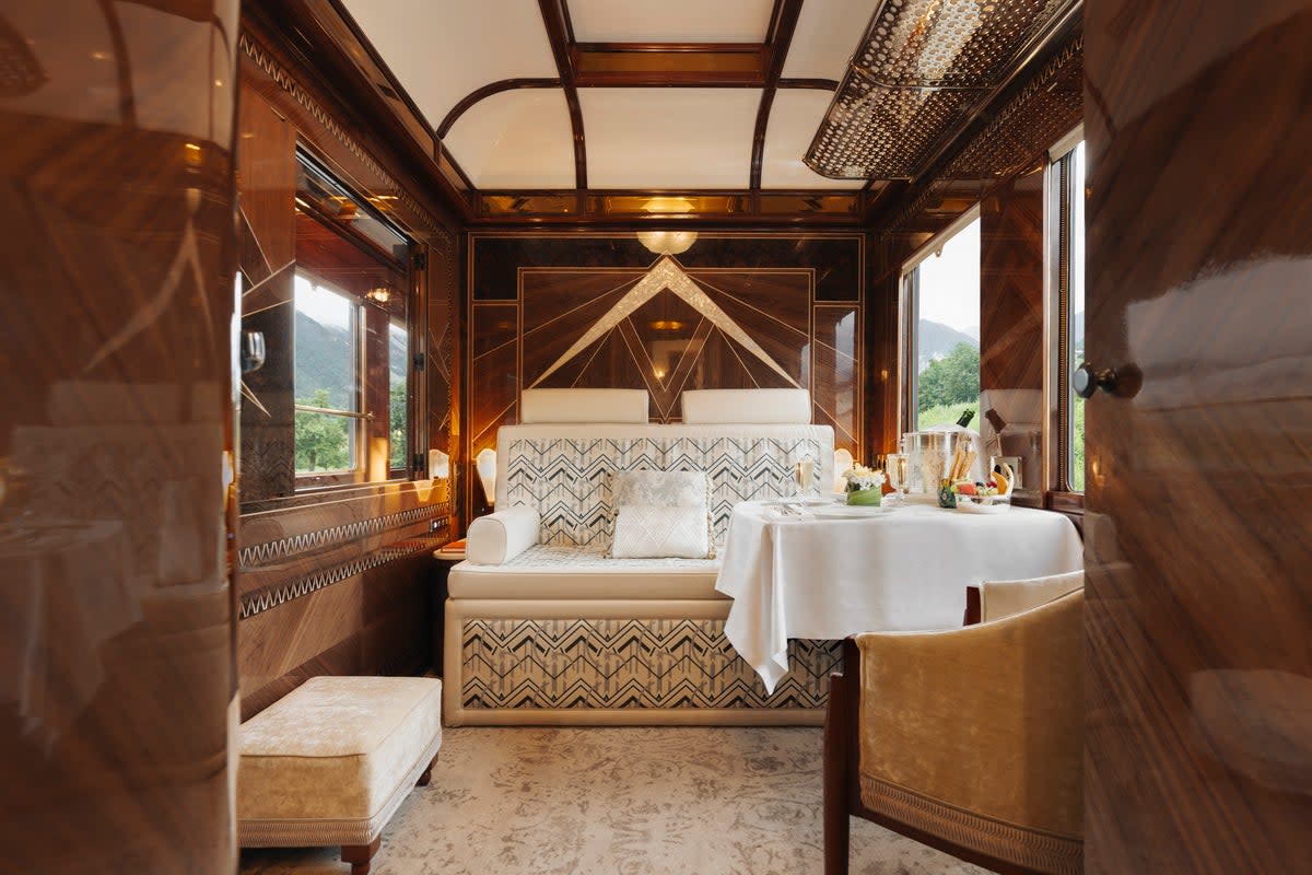 A suite on the Venice Simplon-Orient-Express  (Belmond )