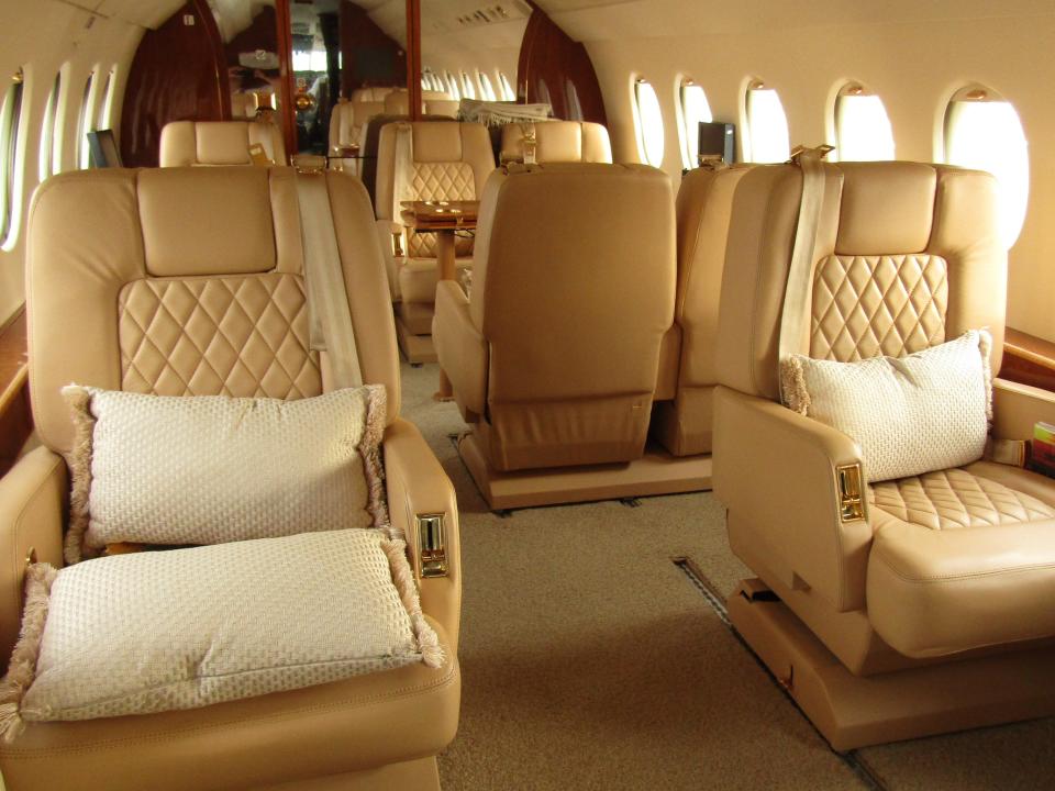 Private Jet cabin