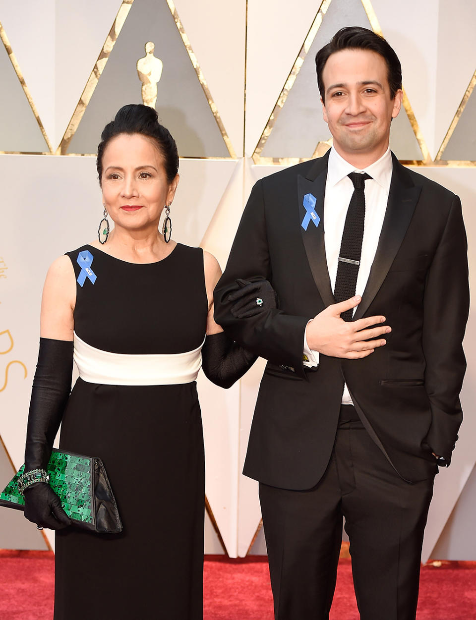 <p>Actor Lin-Manuel Miranda and Luz Towns-Miranda attend the 89th Annual Academy Awards at Hollywood & Highland Center on February 26, 2017 in Hollywood, California. (Photo by Kevin Mazur/Getty Images) </p>