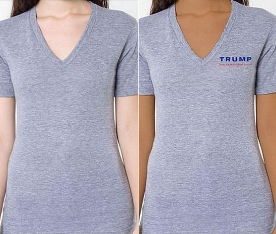 Donald Trump's T-Shirt Model Skin Swap