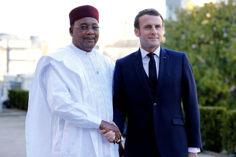 FILE PHOTO: Macron welcomes Sahel leaders for a summit in Pau