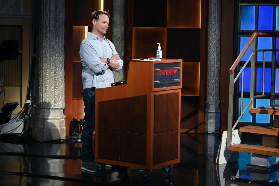 The Late Show with Stephen Colbert and Showrunner Chris Licht / Photo by Scott Kowalchyk/CBS via Getty Images