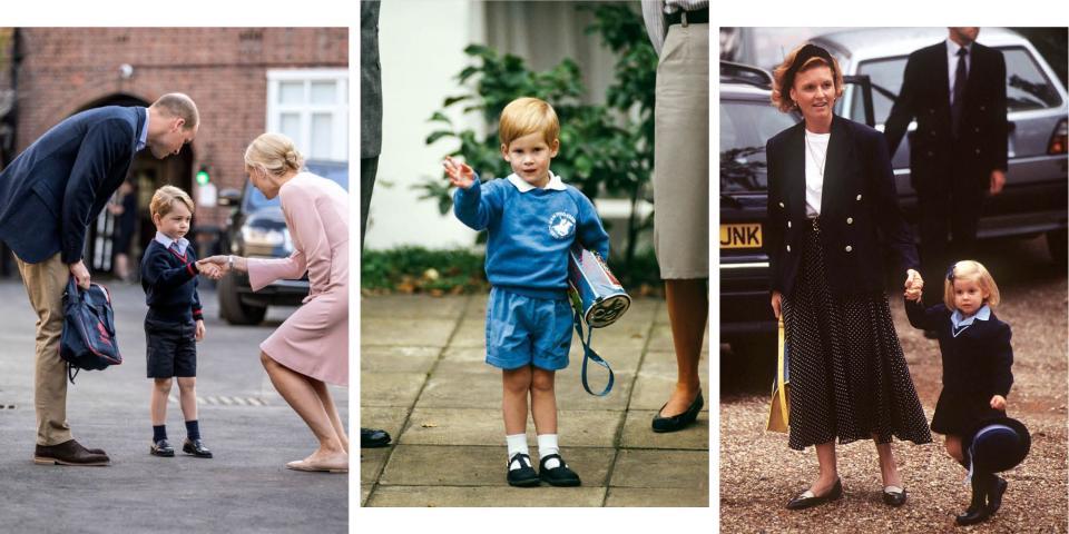 18 sweet pictures of royals' first day at school