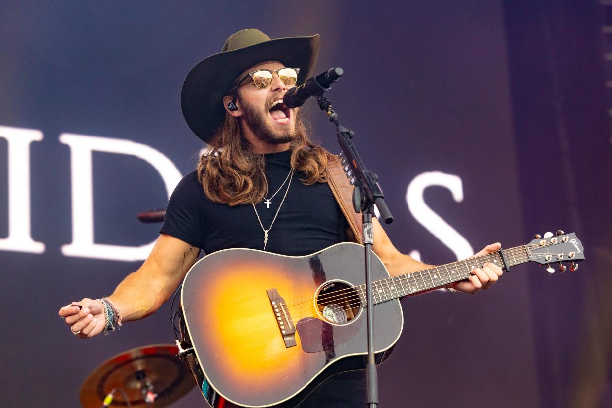 Warren Zeiders performs at the Lasso Montreal festival at Parc Jean-Drapeau on August 19, 2023, in Montreal, Quebec.