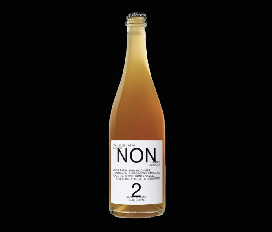 <p>Courtesy Image</p>Why It’s Great<p>This Australian brand takes a culinary approach to creating non-alcoholic wine alternatives designed to pair with food. The numerically named NA wines include the dessert-friendly Non 1, which stars chamomile and salted raspberry, and your new friend to roasted meats, <a href="https://clicks.trx-hub.com/xid/arena_0b263_mensjournal?q=https%3A%2F%2Fgo.skimresources.com%3Fid%3D106246X1712071%26xs%3D1%26xcust%3Dmj-best-nonalcoholic-drinks-men-jbernstein%26url%3Dhttps%3A%2F%2Fthenewbar.com%2Fproducts%2Fnon-non2-caramelised-pear-kombu&event_type=click&p=https%3A%2F%2Fwww.mensjournal.com%2Ffood-drink%2Fbest-non-alcoholic-drinks%3Fpartner%3Dyahoo&author=Joshua%20M.%20Bernstein&item_id=ci02cc2de450002581&page_type=Article%20Page&partner=yahoo&section=nonalcoholic%20beverages&site_id=cs02b334a3f0002583" rel="nofollow noopener" target="_blank" data-ylk="slk:Non 2;elm:context_link;itc:0;sec:content-canvas" class="link ">Non 2</a>. Caramelized pears are combined with umami-rich Japanese kombu, a kind of edible kelp, and pressed unripe grape juice, called verjus. </p>Tasting Notes<p>“I drink this all season long,” Gonzalez says of the warming yet refreshing drink. </p>How to Enjoy<p>Pour Non 2 into your favorite wine glass and try it alongside turkey. We recommend seconds of both. </p>  