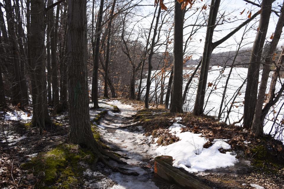 Trails at Fulton Park in Lansing, pictured Monday, Feb. 21, 2022.