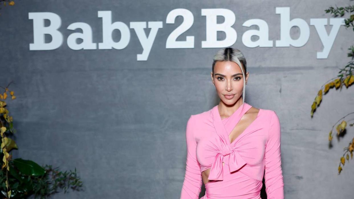 WEST HOLLYWOOD, CALIFORNIA - NOVEMBER 12: Honoree Kim Kardashian attends the 2022 Baby2Baby Gala presented by Paul Mitchell at Pacific Design Center on November 12, 2022 in West Hollywood, California. (Photo by Stefanie Keenan/Getty Images for Baby2Baby)