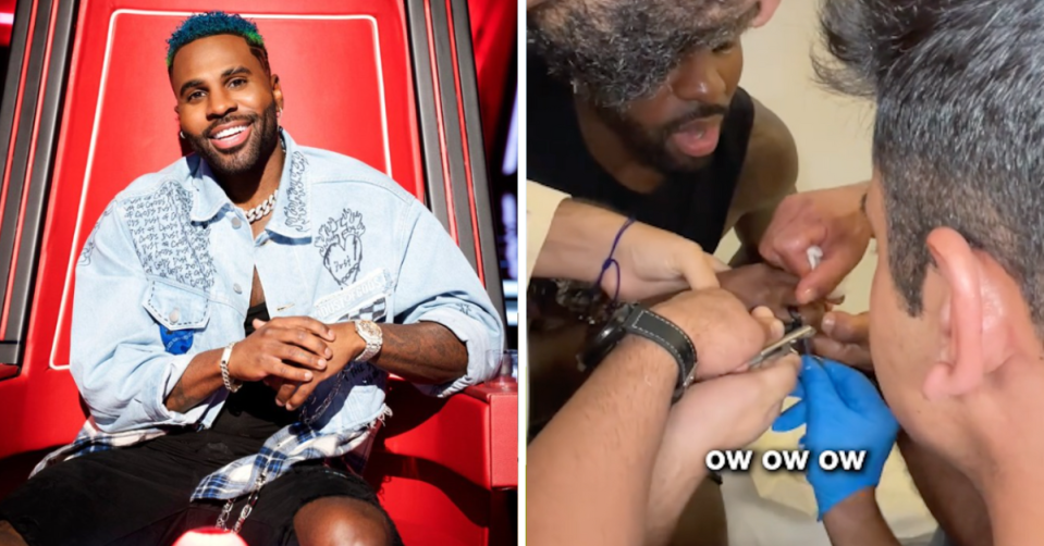 The Voice star Jason Derulo had to go to hospital after his Oura Ring wouldn't come off