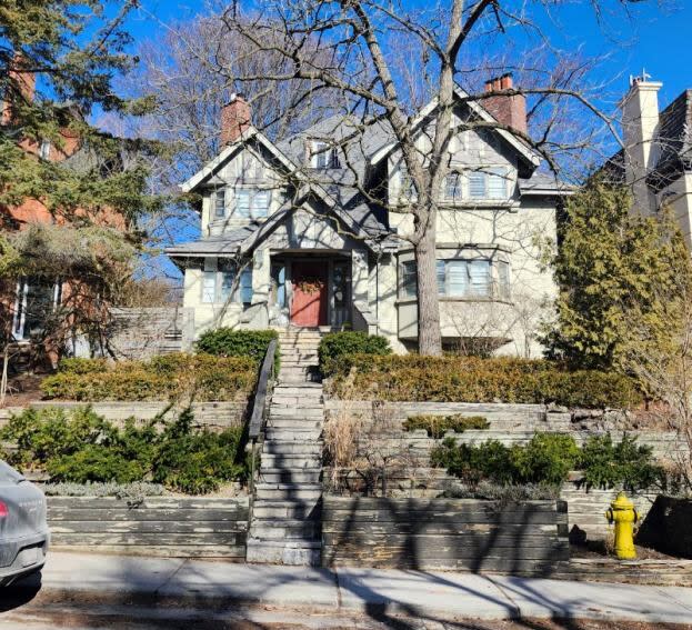 It was the steep staircase leading from the sidewalk to the front door that led to the couple discovering their house had a heritage designation and therefore could not be altered without city approval.