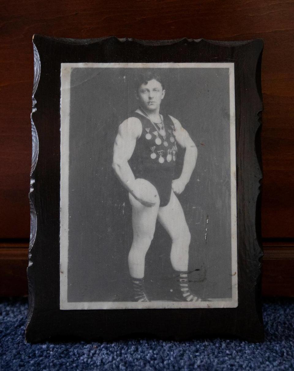 In early January 2022, Jim Major found a box in the basement of his Cambria home and discovered a trove of early 1900s circus memorabilia from his grandparents. This is a photo of Major’s grandfather Emil von Mogyorossy.