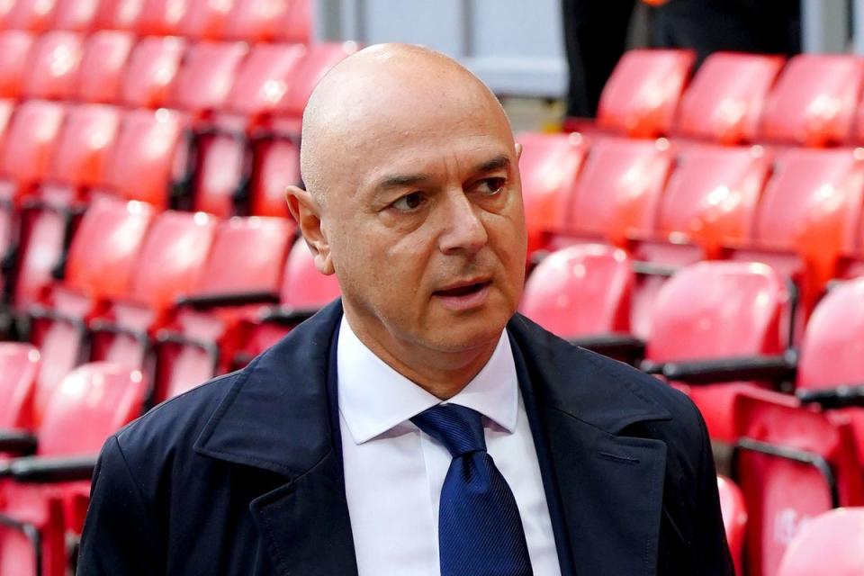 Daniel Levy is the executive chairman of Tottenham and knows Joe Lewis from working with ENIC (Peter Byrne / PA)