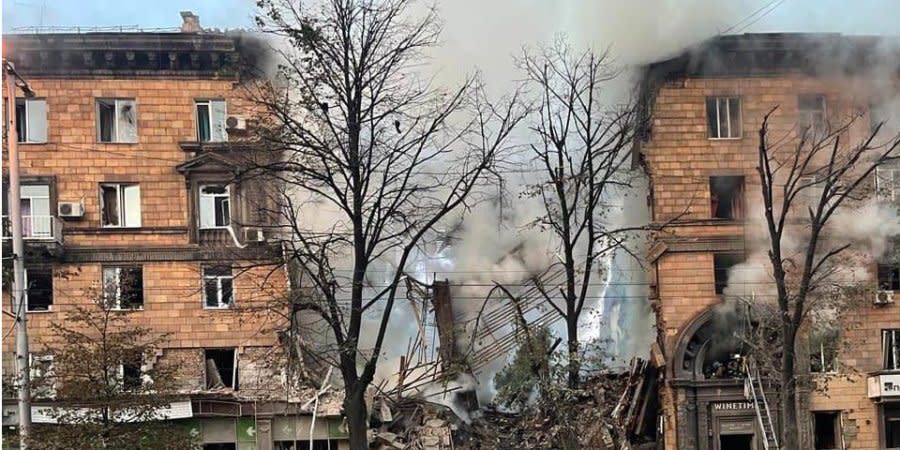 Two women were killed as a result of a rocket attack on Zaporozhye