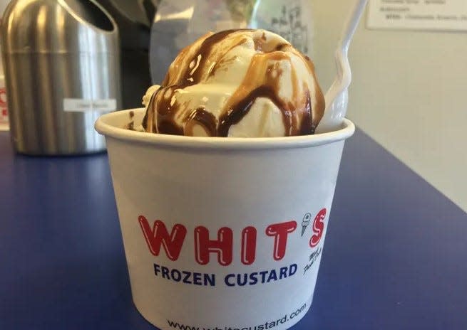 A sundae at Whit's Frozen Custard dessert shop in Atlantic Beach, which was the first of seven in Duval County.