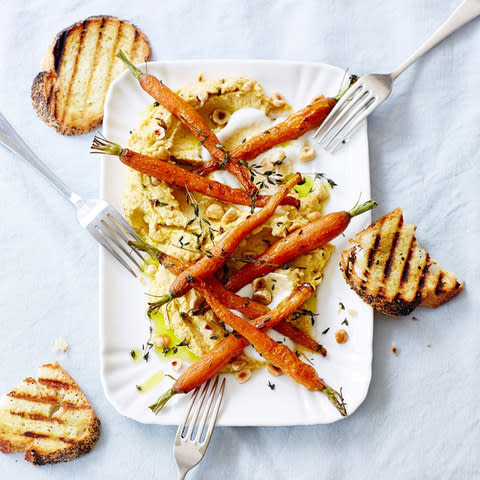 carrot hummus - Credit: Charlotte Tolhurst