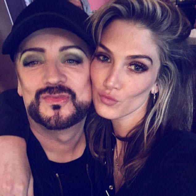 Boy George says he's spoken to Delta about her connection with Seal. Source: Instagram