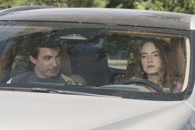 Richard Foreman Jr./A24/Paramount+ with SHOWTIME Nathan Fielder and Emma Stone in 'The Curse'