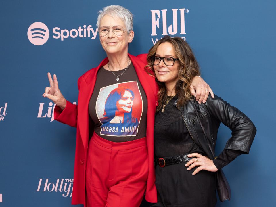 Jamie Lee Curtis and Jennifer Grey in 2022.