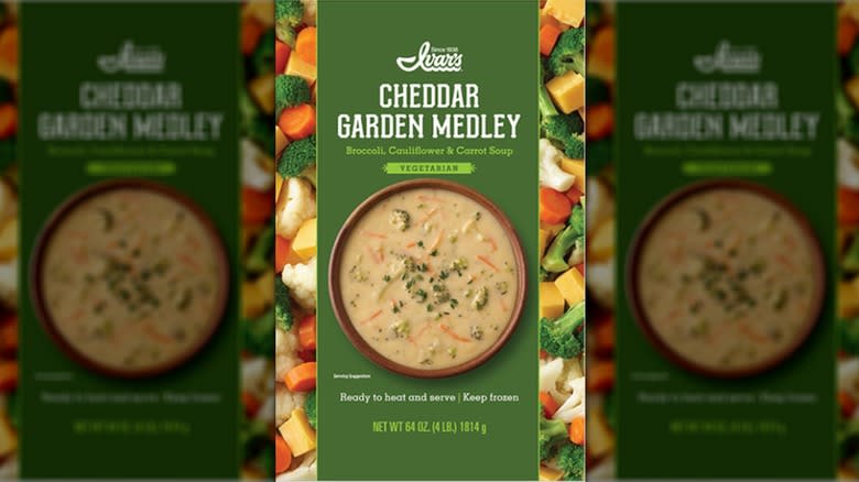 Ivar's cheddar garden medley soup