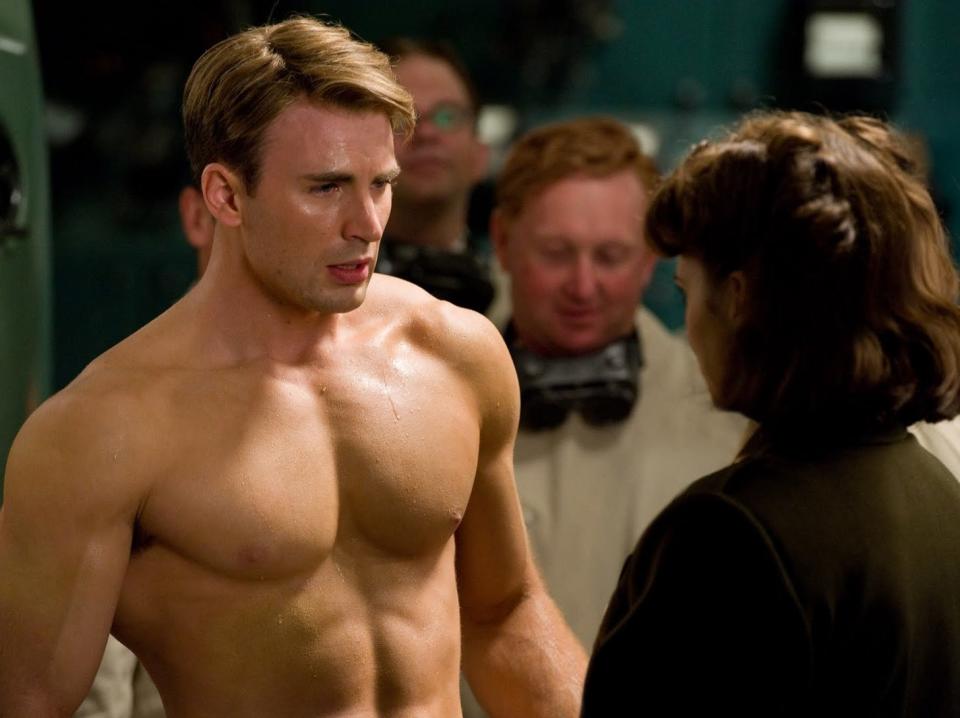 Chris Evans in “Captain America: The First Avenger” (2011).