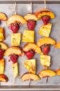 <p>Turn summer's best into a dessert that will definitely impress.</p><p>Get the <a href="https://www.delish.com/uk/cooking/recipes/a33061845/grilled-summer-fruit-kebabs-recipe/" rel="nofollow noopener" target="_blank" data-ylk="slk:Grilled Summer Fruit Skewers;elm:context_link;itc:0;sec:content-canvas" class="link ">Grilled Summer Fruit Skewers</a> recipe.</p>