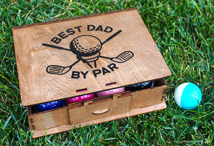 diy fathers day gifts golf ball box