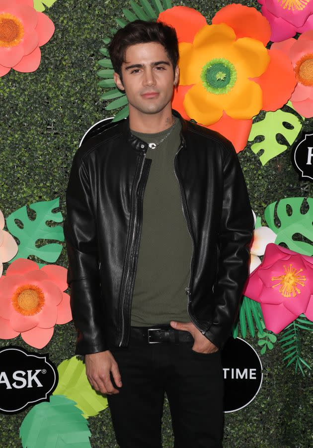 Max Ehrich pictured at Lifetime's Summer Luau in May 2019.