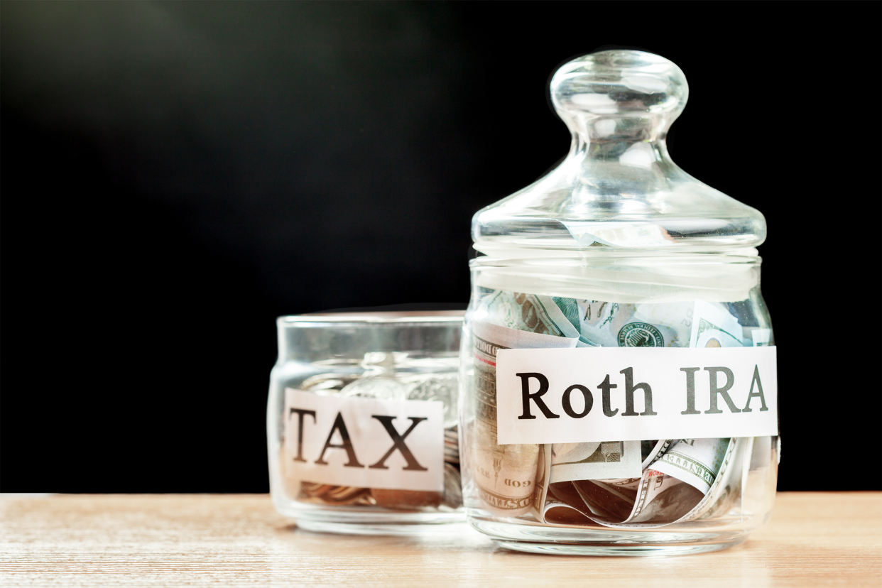 Tax money and Roth IRA money