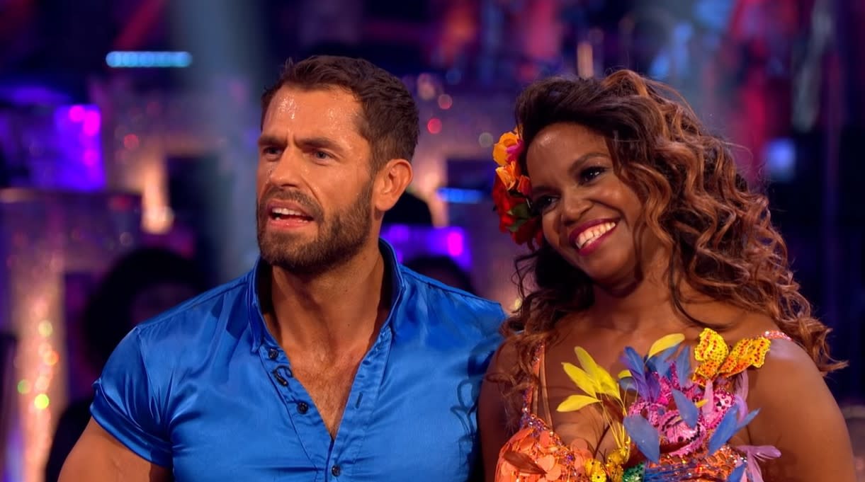 Kelvin Fletcher says he hopes the Oti Mabuse rumours will 'blow over' and that things with he and his wife are 'amazing' (BBC)