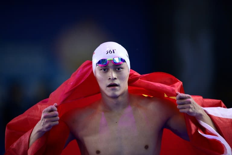 "I don't get anxious anymore about the competition, it's not something you have to take to heart", said China's Sun Yang