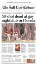 <p>The Salt Lake Tribune<br> Published in Salt Lake City, Utah USA. (newseum.org) </p>